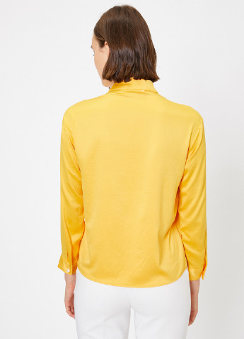 Желтая демисезонная блуза KOTON