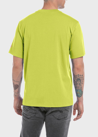 Салатова футболка Replay