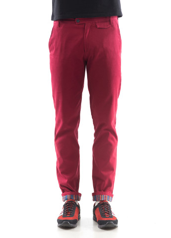 Красные кэжуал демисезонные брюки Freedom
