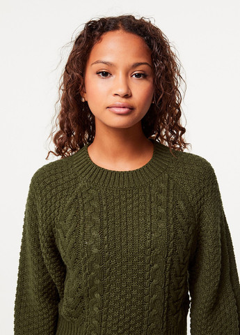 Оливковый демисезонный джемпер джемпер Jennyfer