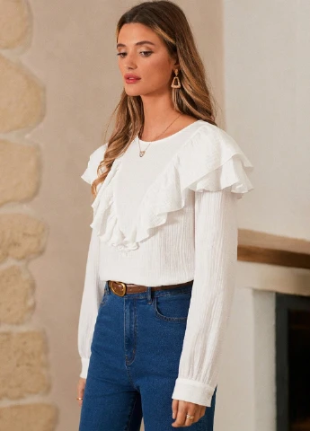 Біла блуза SHEIN
