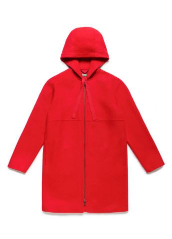 Красное демисезонное Пальто United Colors of Benetton