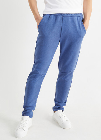 Синие спортивные демисезонные зауженные брюки C&A