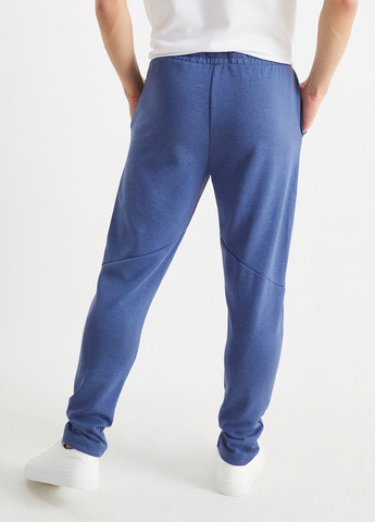 Синие спортивные демисезонные зауженные брюки C&A