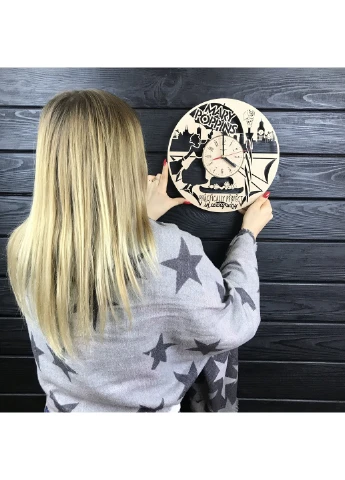 Оригінальний настінний годинник з дерева «Мері Поппінс» 7Arts (253567834)