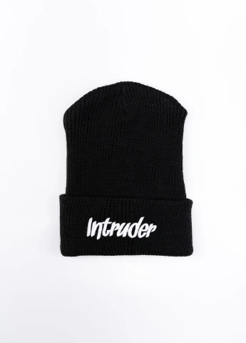 Шапка женская Big logo черная Intruder (207721968)