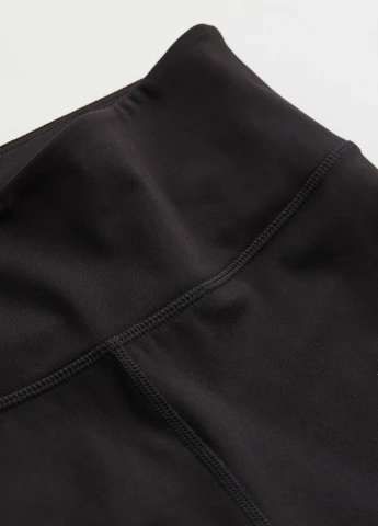 Черные демисезонные леггинсы H&M