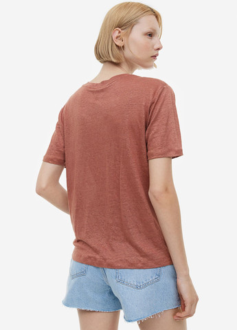 Теракотова літня футболка H&M