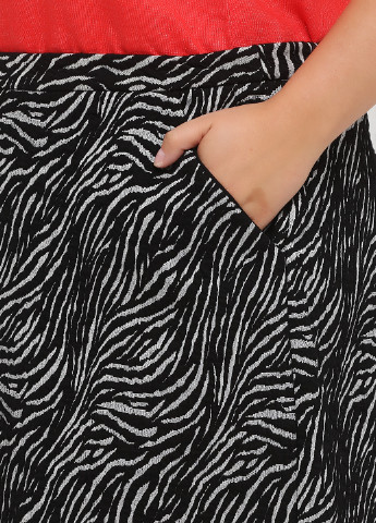 Черно-белая кэжуал зебра юбка Next