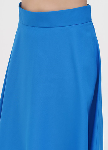Светло-синяя кэжуал однотонная юбка Rebecca Tatti клешированная