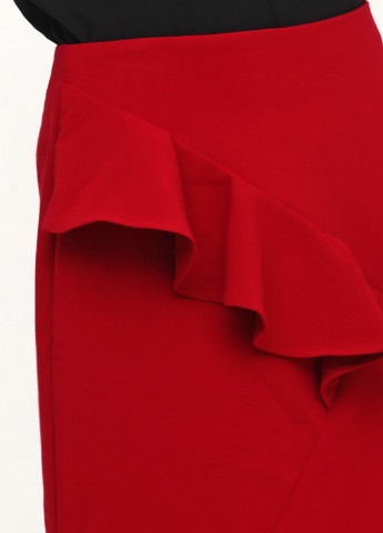 Красная кэжуал однотонная юбка Sinequanone мини