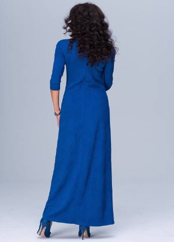 Комбинированное кэжуал платье эмма махi роза синяя Jet