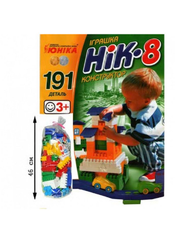 Конструктор дитячий 44х21х21 см Юника (253659884)