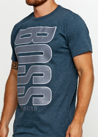 Темно-синяя футболка Hugo Boss