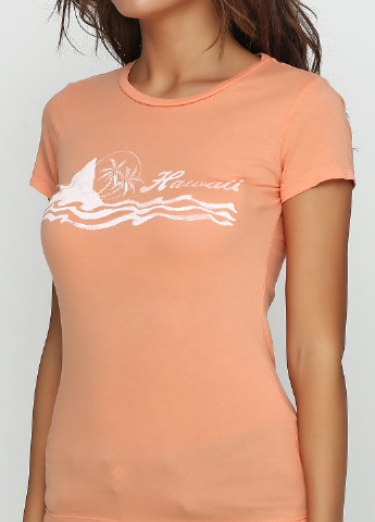 Коралловая летняя футболка BDG