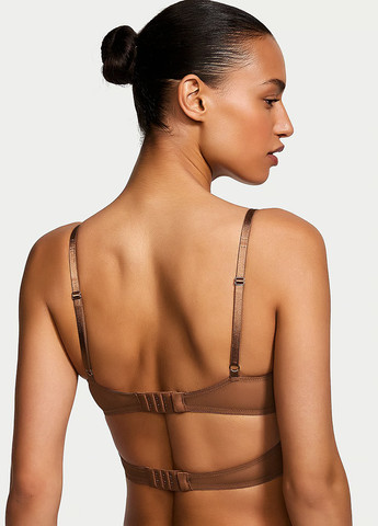 Коричневый демисезонный комплект (бюстье, трусики) Victoria's Secret