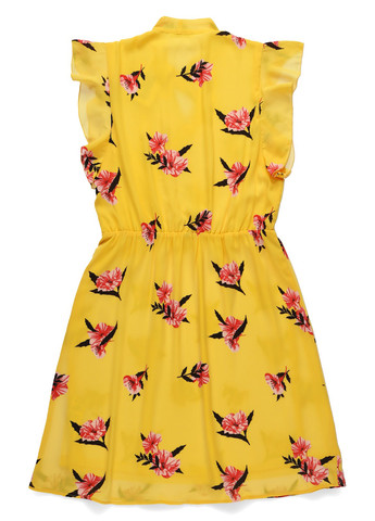 Жовтий кежуал сукня MINT&BERRY з квітковим принтом