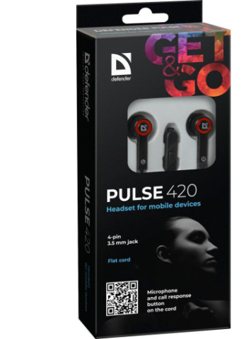 Навушники Pulse 420 Red (63424) Defender (207376671)