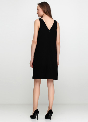 Черное деловое платье Ralph Lauren однотонное