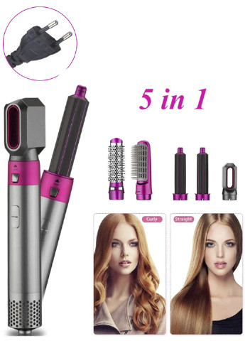 Стайлер 5в1 Hot Air Styler для разных типов волос с функциями придания объема, выпрямления XO (252364145)
