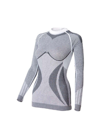 Комплект термобілизни Hanna Style светр + штани геометричний сірий спортивний вовна, поліамід