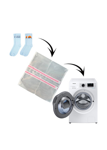 Чохол для прання шкарпеток, 10х10 см HMD (257642695)