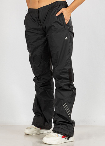 Черные спортивные демисезонные прямые брюки Time of Style
