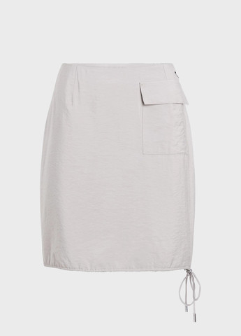 Светло-бежевая кэжуал однотонная юбка Calvin Klein карго