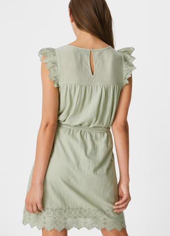 Світло-сіра кежуал сукня C&A однотонна