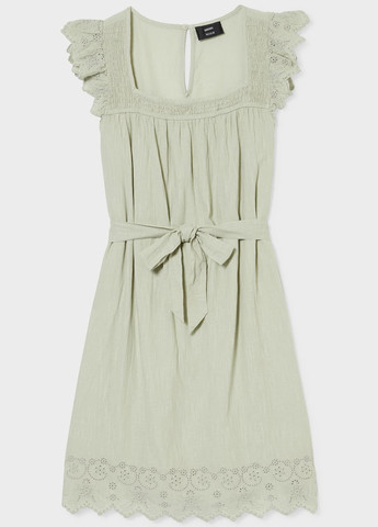 Світло-сіра кежуал сукня C&A однотонна