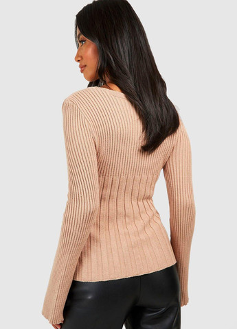 Бежевий демісезонний светр Boohoo