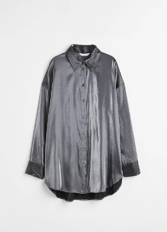 Срібна блуза H&M