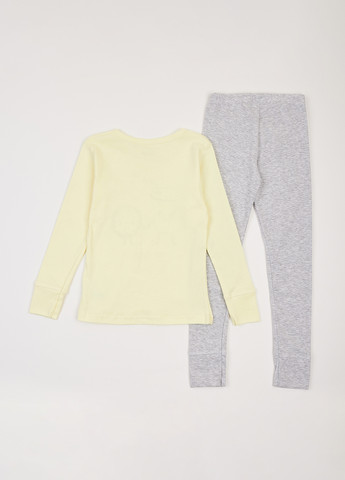 Комбінована всесезон піжама (лонгслів, штани) лонгслів + брюки Фламинго