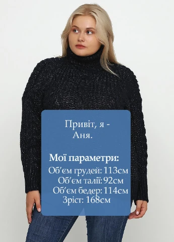 Темно-синій демісезонний светр Fashion
