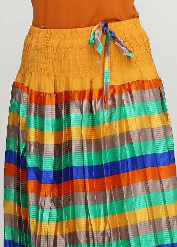 Разноцветная кэжуал в полоску юбка Колибри S макси