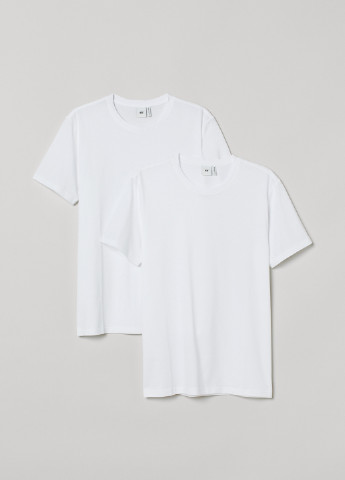 Біла футболка (2 шт.) H&M
