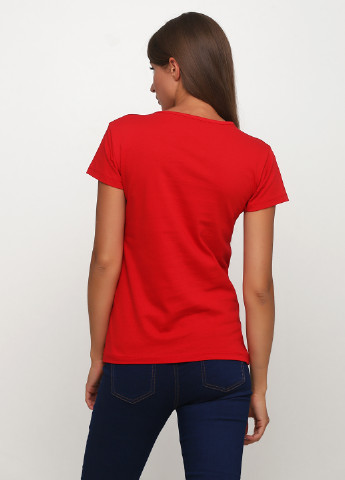 Красная летняя футболка Tenkie