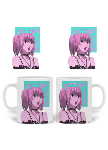 Кружка Миса Аманэ Тетрадь смерти (Misa Amane Death Note) 330 мл Чашка Керамическая (20259-2827) MobiPrint (221743194)