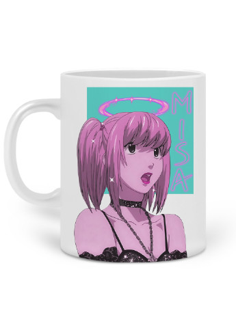 Кружка Миса Аманэ Тетрадь смерти (Misa Amane Death Note) 330 мл Чашка Керамическая (20259-2827) MobiPrint (221743194)