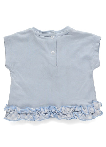 Голубая летняя футболка Chicco