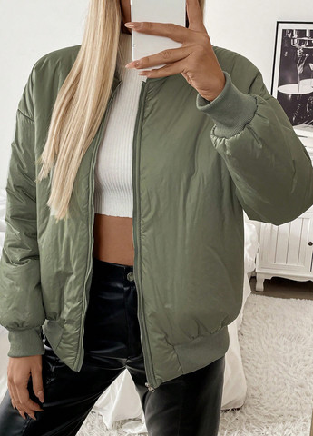 Зелена зимня куртка SHEIN