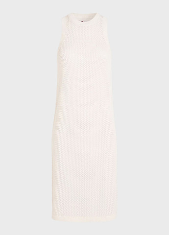 Светло-бежевое кэжуал платье платье-майка Tommy Jeans однотонное