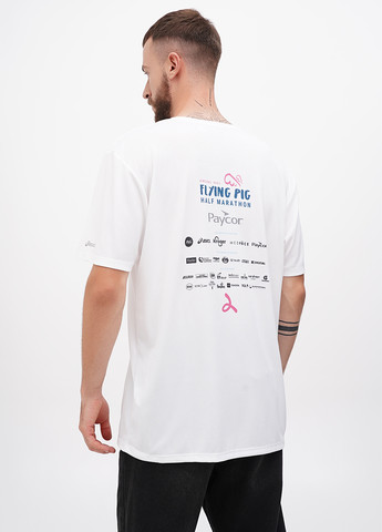 Белая футболка Asics