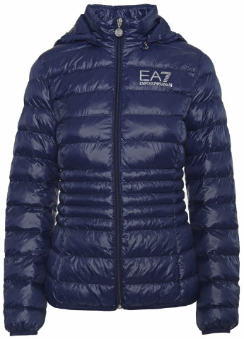 Синяя демисезонная куртка EA7