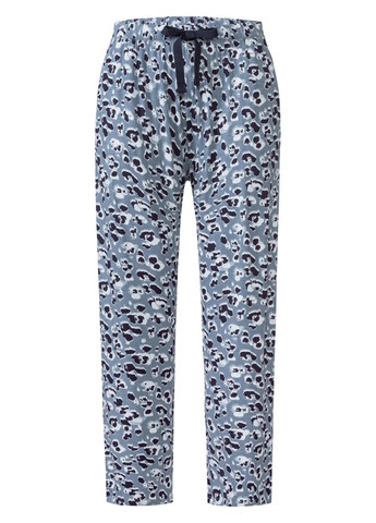 Серо-синяя всесезон пижама (лонгслив, брюки) лонгслив + брюки Esmara