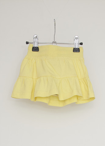 Желтая кэжуал однотонная юбка Sprider мини