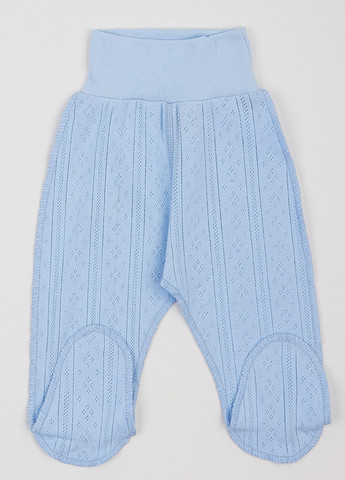 Блакитний демісезонний комплект (распашонка, повзунки, шапка) Ляля