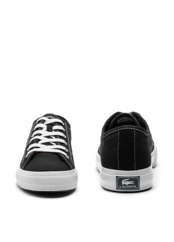 Черные демисезонные кроссовки Lacoste Backcourt