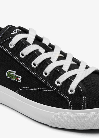 Черные демисезонные кроссовки Lacoste Backcourt