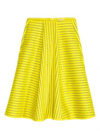 кэжуал однотонная юбка H&M а-силуэта (трапеция)